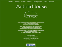 Tablet Screenshot of antrimhousebooks.com